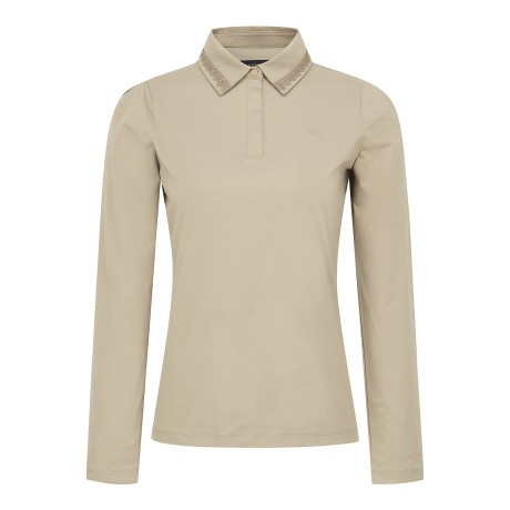 여성 별 심볼 로즈 레이스 카라 티셔츠