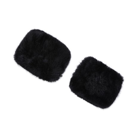 여성 글리터 별 심볼 숏 퍼 레그 워머