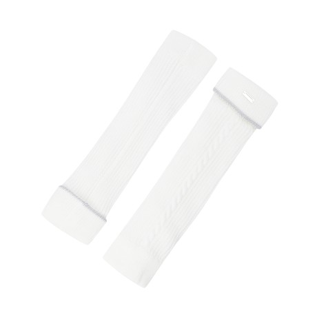 여성 실버 라인 케이블 니트 레그워머