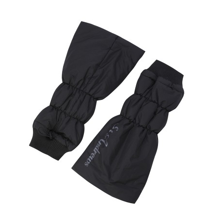 여성 로고 프린팅 퍼 기모 패딩 레그워머