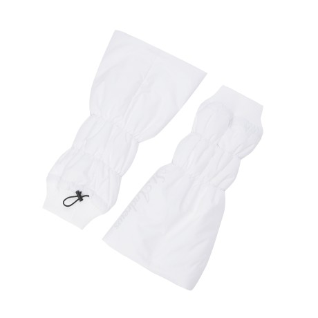 여성 로고 프린팅 퍼 기모 패딩 레그워머