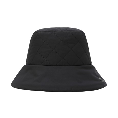 여성 별 심볼 자수 퀼팅 이어워머 버킷햇