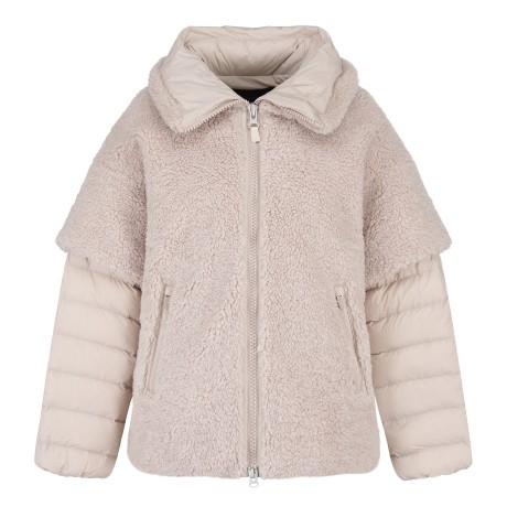 여성 디테쳐블 부클 퍼 패딩 점퍼