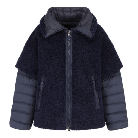 여성 디테쳐블 부클 퍼 패딩 점퍼