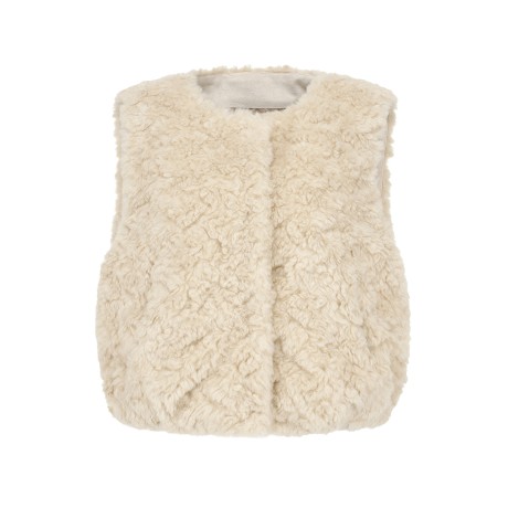 여성 헤어리 퍼 베스트