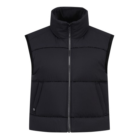 여성 니트 암홀 구스 다운 패딩 베스트