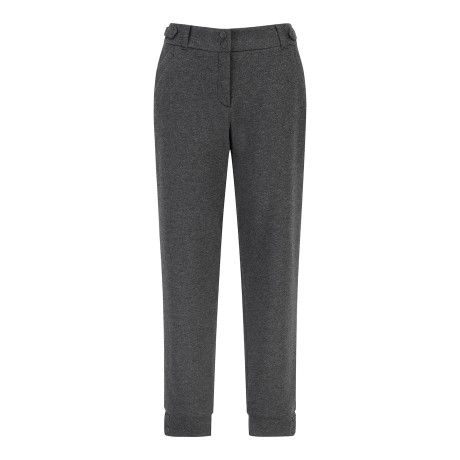 여성 백 밴딩 비죠 포인트 본딩 조거 팬츠