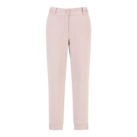 여성 백 밴딩 비죠 포인트 본딩 조거 팬츠