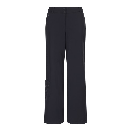 여성 플랩 포켓 기모 밴딩 부츠컷 팬츠