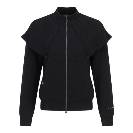 여성 별 심볼 케이프 레이어드 방풍 집업 가디건