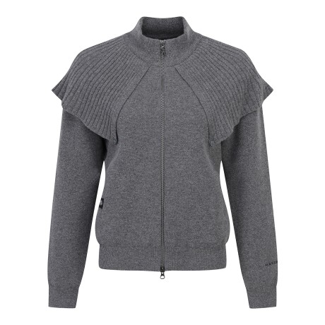 여성 별 심볼 케이프 레이어드 방풍 집업 가디건