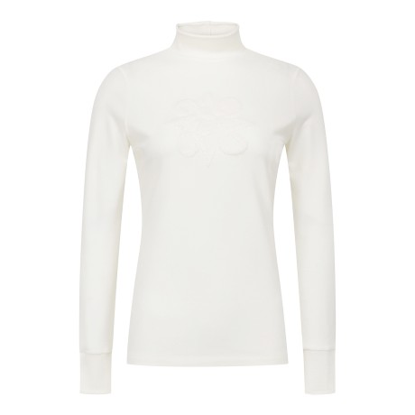 여성 부클 별 심볼 플리스 하이넥 베이스레이어