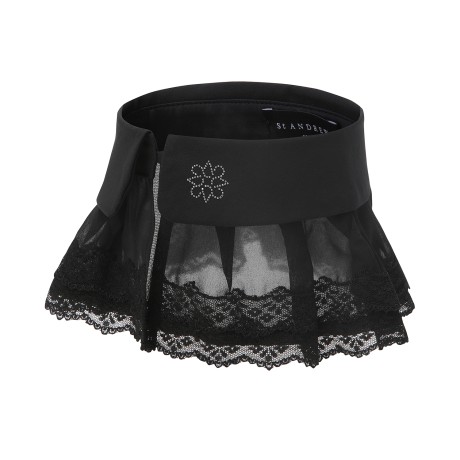 여성 핫픽스 별 심볼 카라형 넥커버