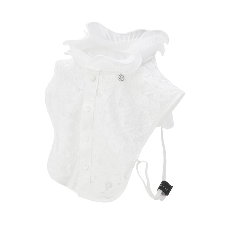 여성 프릴넥 레이스 이너 넥커버