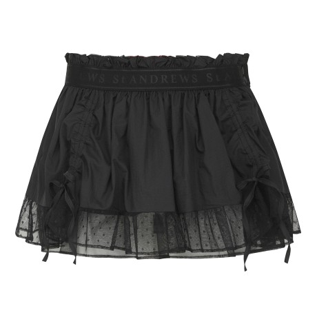 여성 도트 레이스 레이어드용 스커트