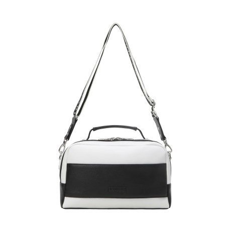 여성 별 심볼 투 지퍼 포켓 스퀘어 토트백