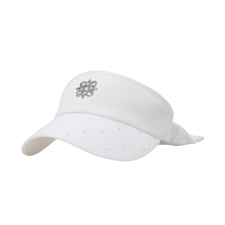 여성 별 심볼 핫픽스 리본 썬바이저