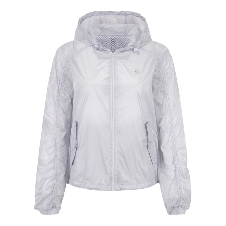 여성 메쉬 레이어 셔링 점퍼