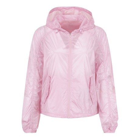 여성 메쉬 레이어 셔링 점퍼