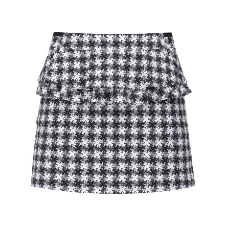 여성 더블 셔링 디테일 큐롯 스커트