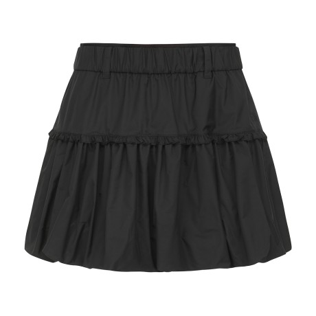 여성 리본 포인트 밴딩 벌룬 큐롯 스커트