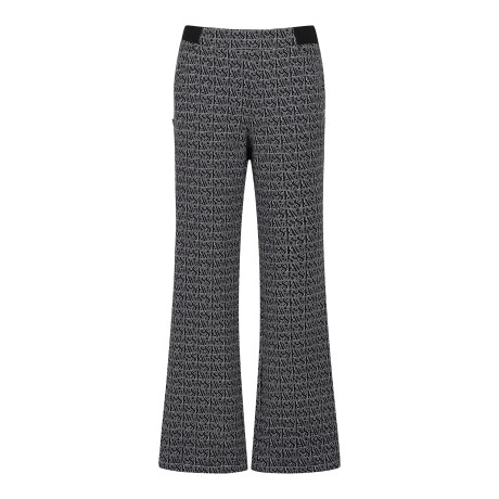 여성 부클 심볼 STA 로고 JQD 밴딩 부츠컷 트레이닝 팬츠