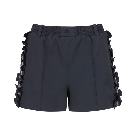 여성 러플 라인 스포티 밴딩 숏팬츠