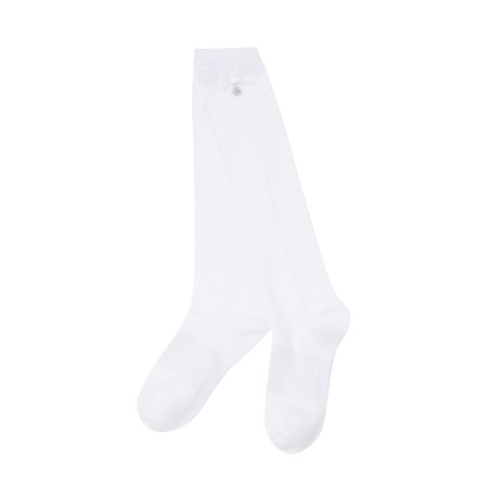 여성 도트 리본 케이블 라인 니삭스