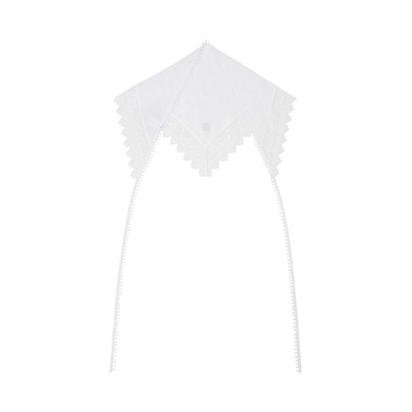 여성 핫픽스 별 심볼 레이스 트리밍 스카프