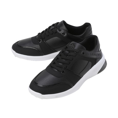 여성 무광 믹스 에어솔 스파이크리스 골프화