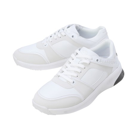 여성 무광 믹스 에어솔 스파이크리스 골프화