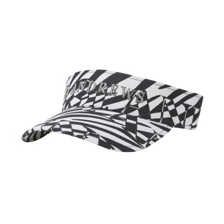 공용 옵아트 자가드 썬바이저