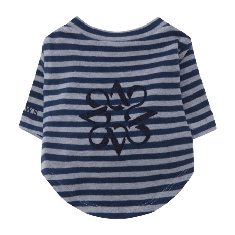 펫 로고 프린트 저지 티셔츠