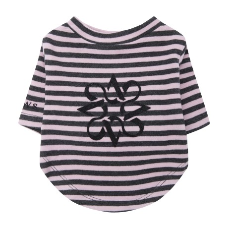 펫 로고 프린트 저지 티셔츠