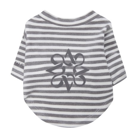 펫 로고 프린트 저지 티셔츠