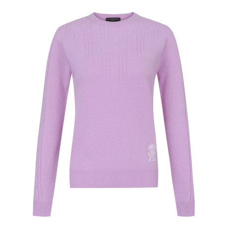 공용 STA 케이블 홀가먼트 라운드 니트