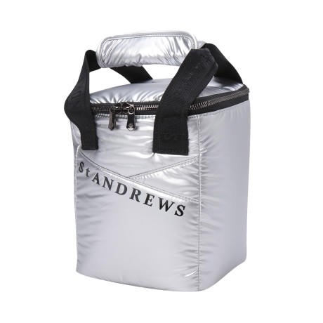 공용 사선 로고 패딩 보냉백