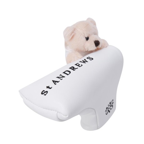 공용 테디베어 로고 블레이드형 퍼터 커버