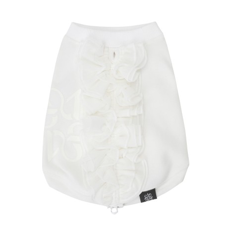 펫 별 심볼 프릴 스트링 탑