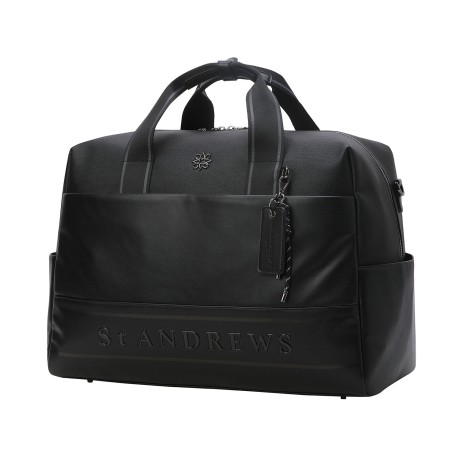 공용 별 심볼 레더 믹스 보스턴백