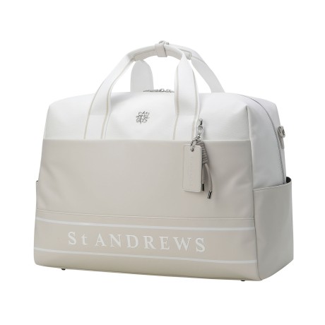 공용 별 심볼 레더 믹스 보스턴백