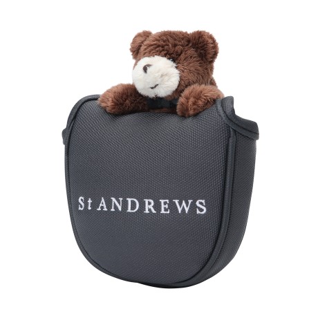 공용 리본 테디베어 말렛형 퍼터 커버