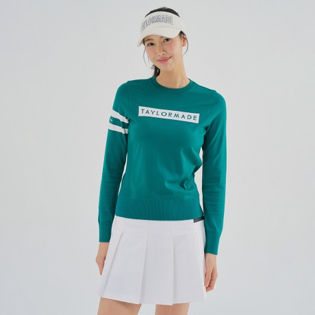 여성 원포인트 라운드 니트 TWSRM7125-804