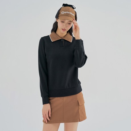 여성 니트 카라 맨투맨 티셔츠 TWTYM8141-199