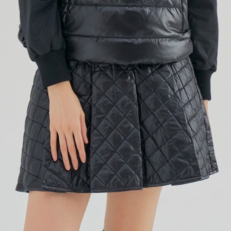 여성 퀼팅 포인트 패딩 플레어 큐롯 TWCPM8291-199