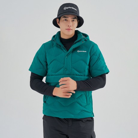 남성 반팔 구스 다운 아노락 점퍼 TMDJM4102-804