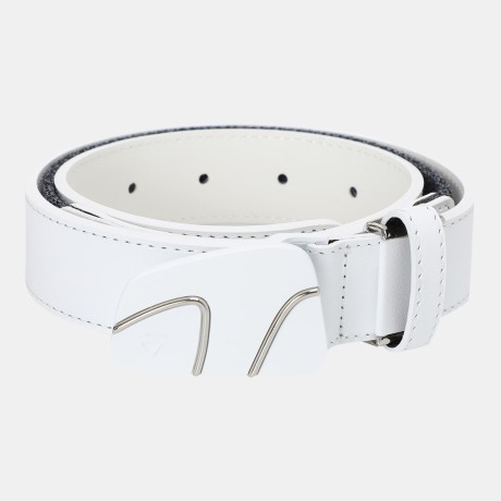 여성 T로고 소가죽 훅버클 벨트 TWABNS606-910