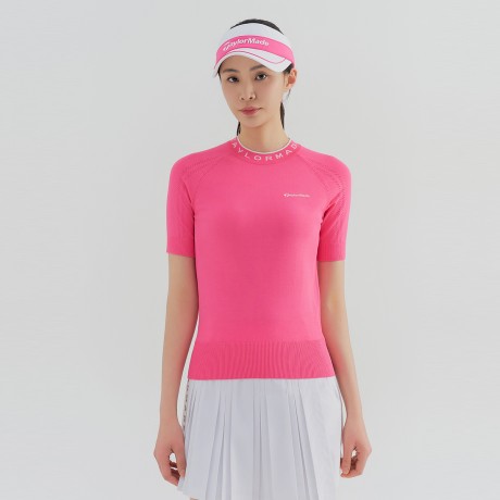 여성 반팔 라운드 니트 TWSRN6122-403