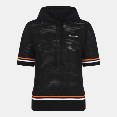 여성 후드 반팔 니트 TWSRN6221-199