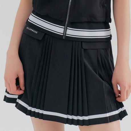 여성 포켓 포인트 전체 플리츠 큐롯 TWCUN5293-199